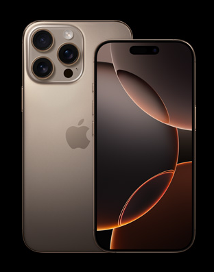 iPhone 16 PRO - screenshoot dal sito ufficiale Apple